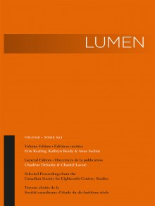 Lumen-eighteenth-century Studies-d Etude Du Dix-huitieme期刊